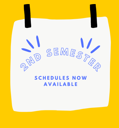  2nd Semester Schedules